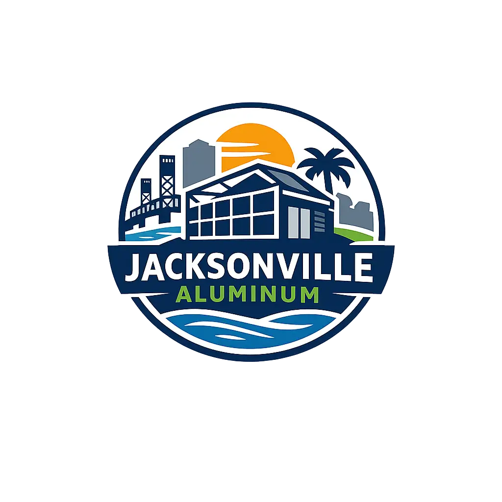 Jacksonville Aluminum logo for aluminum patio covers and outdoor living in Jacksonville, FL